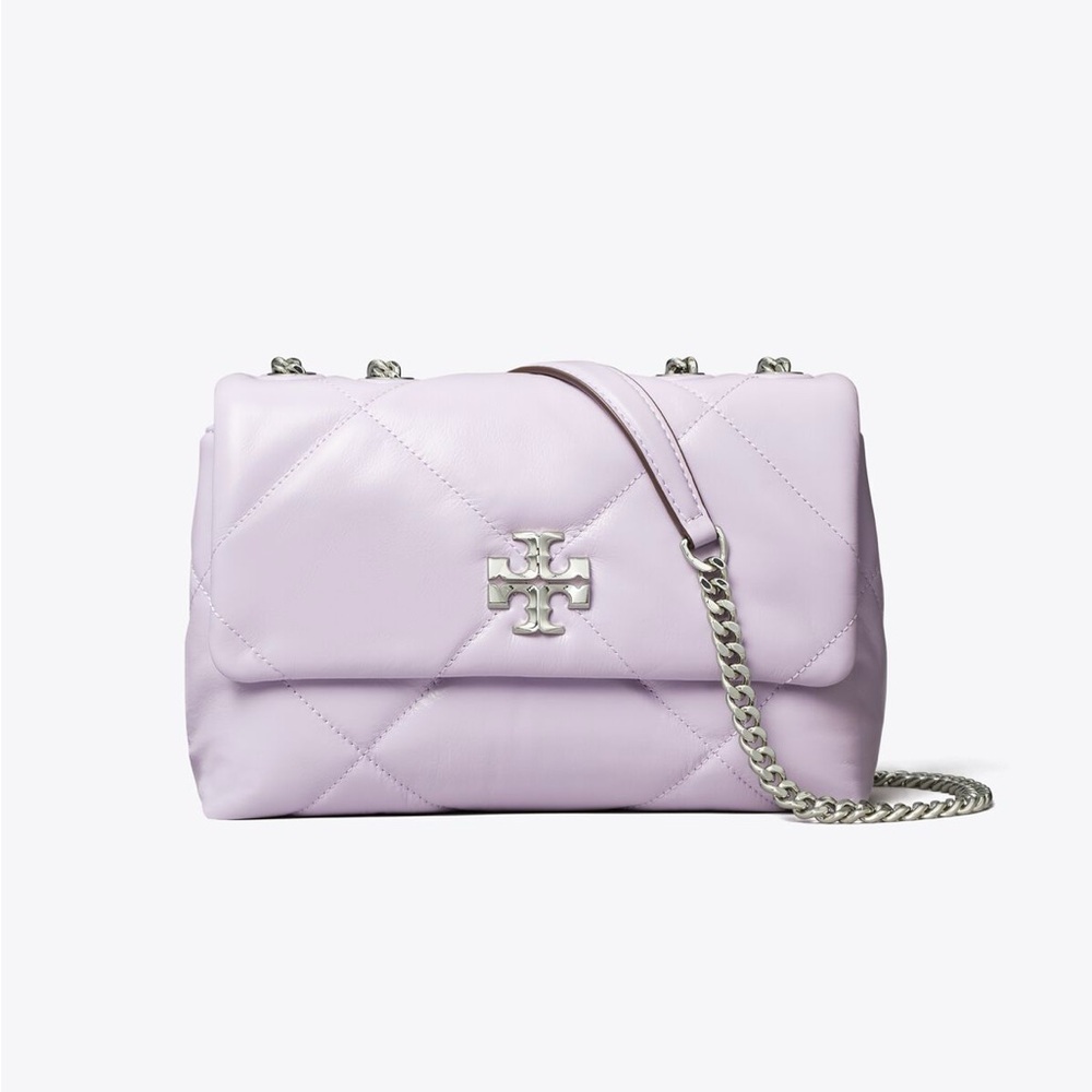 Tory Burch Small Kira Diamond Quilted Leather Convertible Shoulder Bag